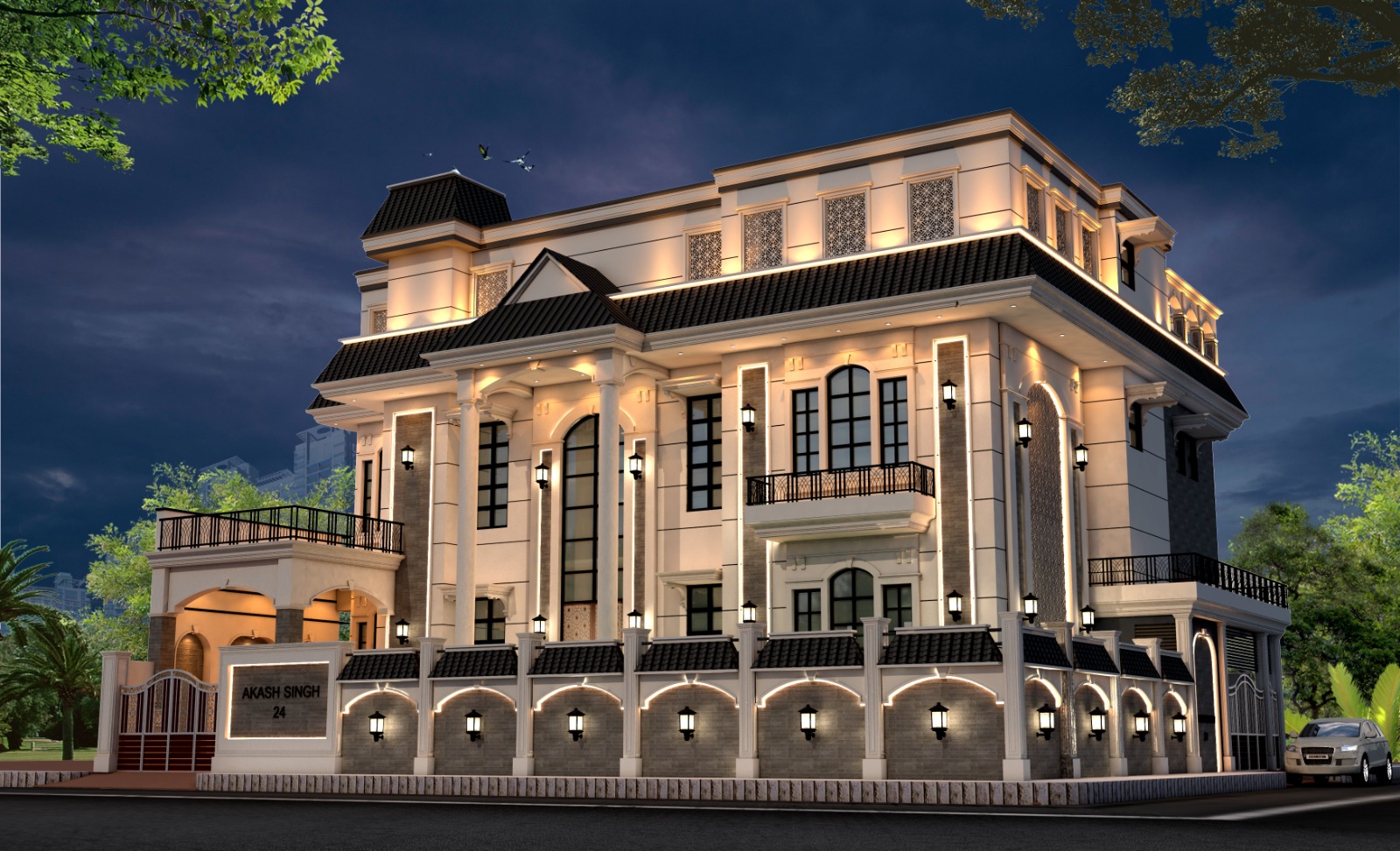 Aakash Singh Residence - Ultra Luxury Neo-Classical Villa in Jaipur